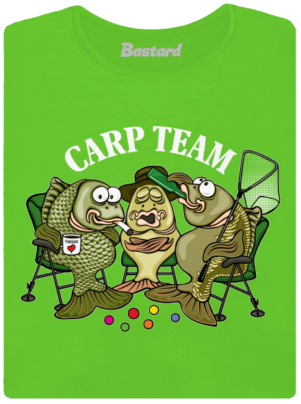 Carp Team női póló Apple Green