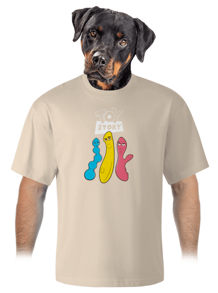 Játékháború unisex túlméretezett póló Almond