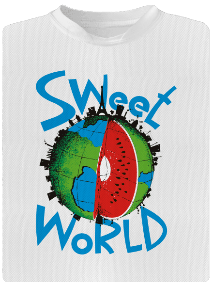 Sweet world gyerek sport póló White