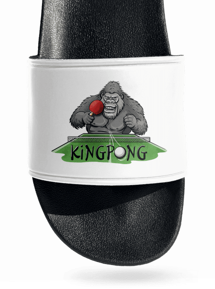 King pong papucs White