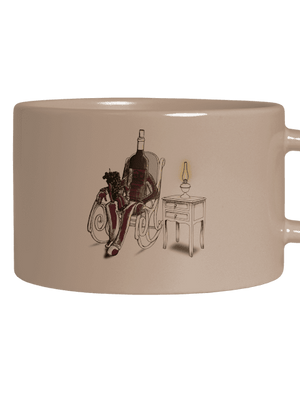 Nagyapa, mondd el macaron bögre Brown Macaron