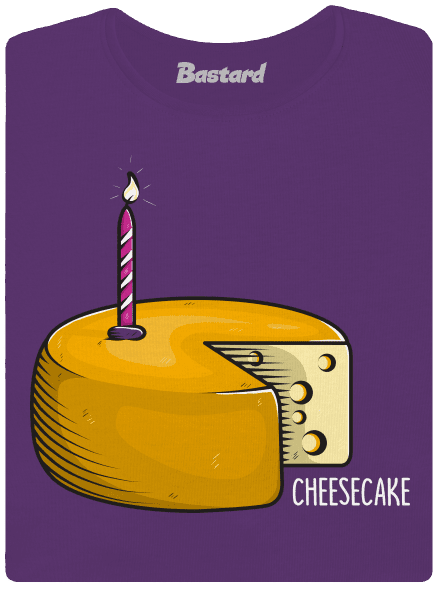 Cheese cake prémium női póló Purple