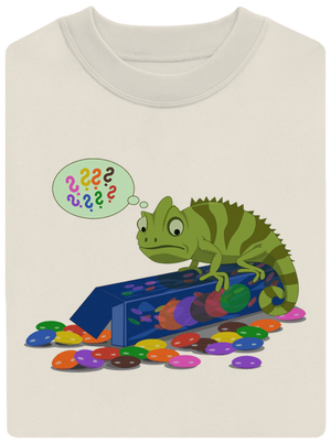 Zavart kaméleon unisex crewneck Off White