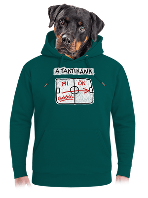 A taktikánk unisex prémium pulóver Emerald Green