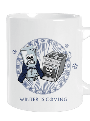 Winter is coming nagy bögre White