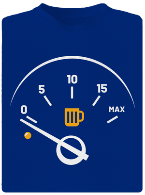 Üres tank férfi sportpóló Royal Blue Mal