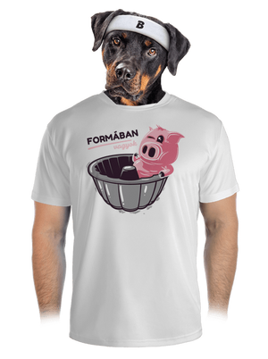 Formában férfi sportpóló White