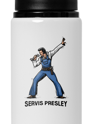 Servis Presley kulacs White