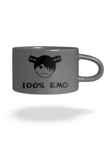 100% emo macaron bögre Grey Macaron