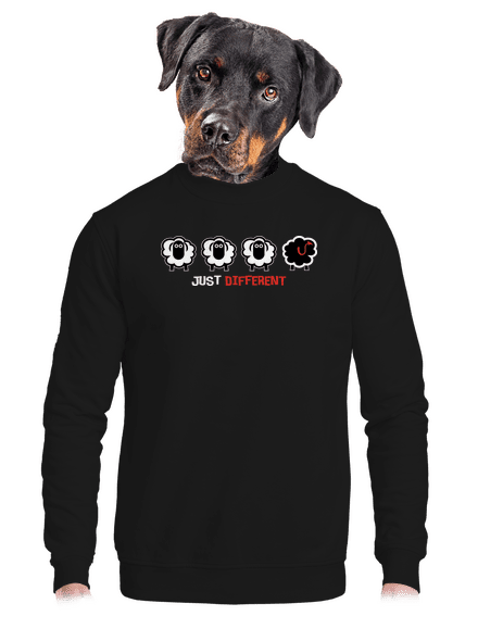 Fekete bárány unisex crewneck Black