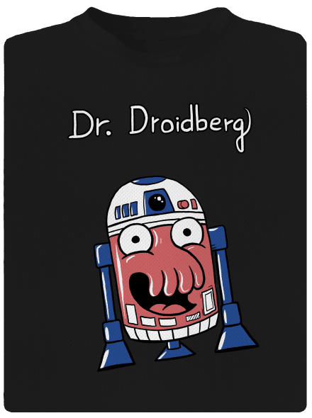 Dr. Droidberg gyerek sport póló Black