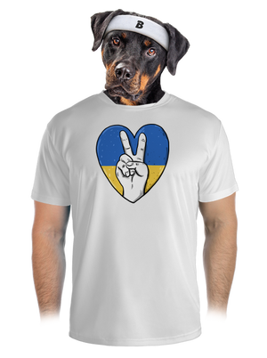  férfi sportpóló White