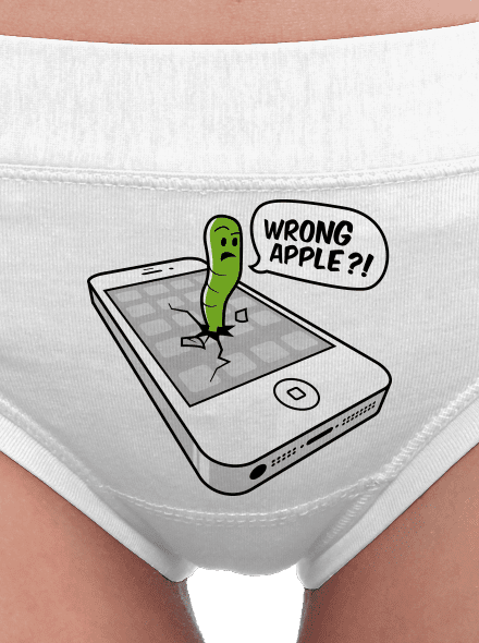 Wrong apple női bugyik White