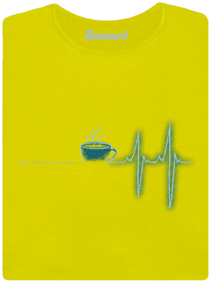 Coffee help prémium női póló Lemon