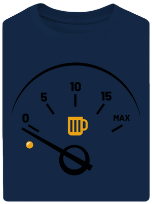 Üres tank unisex túlméretezett póló Midnight Blue