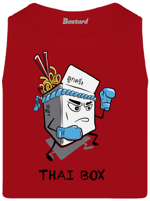 Thai box férfi trikó Red