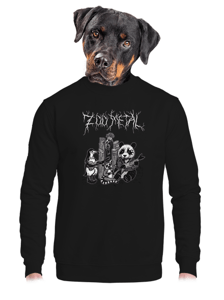 ZOO metal unisex crewneck Black