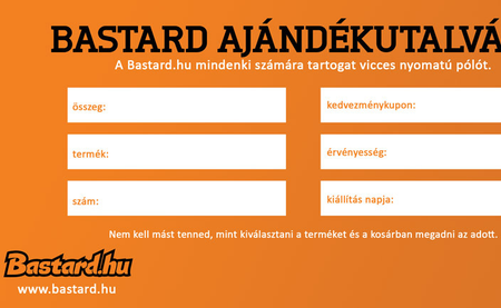 Ajándékutalvány - 3 póló