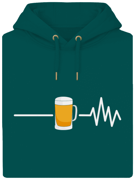 Beer help unisex prémium pulóver Emerald Green
