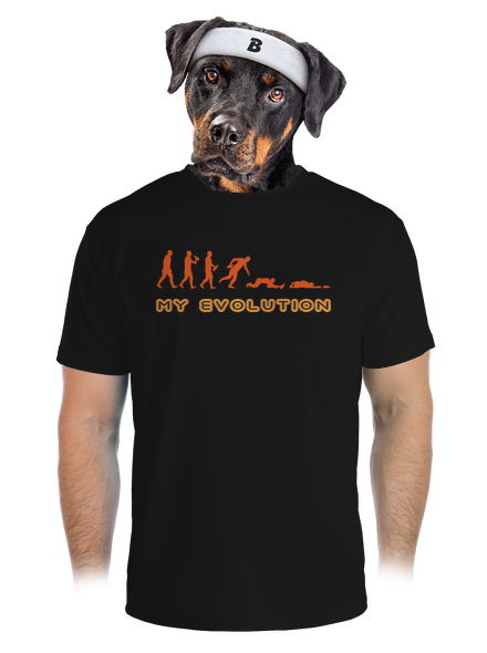 My Evolution férfi sportpóló Black