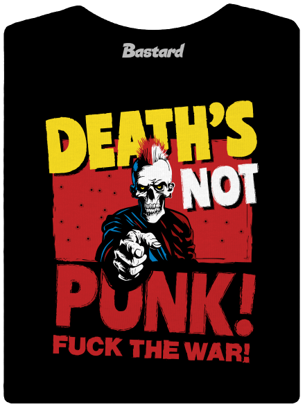 Death's not punk prémium női póló Black