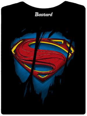 Superman Inside prémium női póló Black