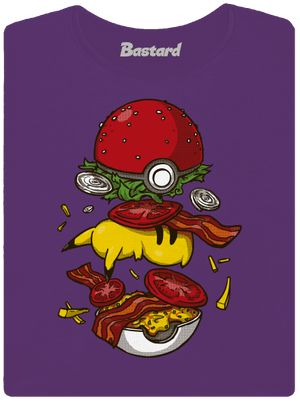 Pokémon burger prémium női póló Purple