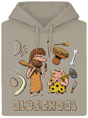 Oldschool unisex prémium pulóver Pastel Macchiato