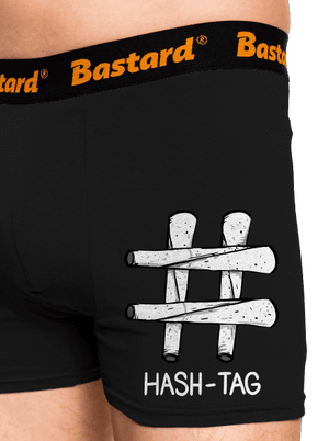 Hash tag boxeralsó Black