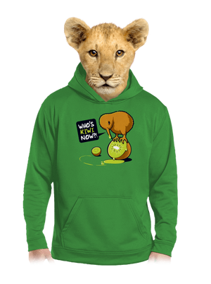 Kivi gyerek kenguruzsebes pulóver Kelly Green AWD