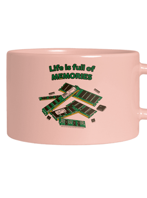 Memóriában tárolva macaron bögre Pink Macaron