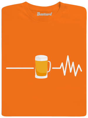 Beer help férfi póló Orange