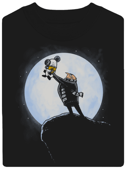 Minyon király unisex crewneck Black
