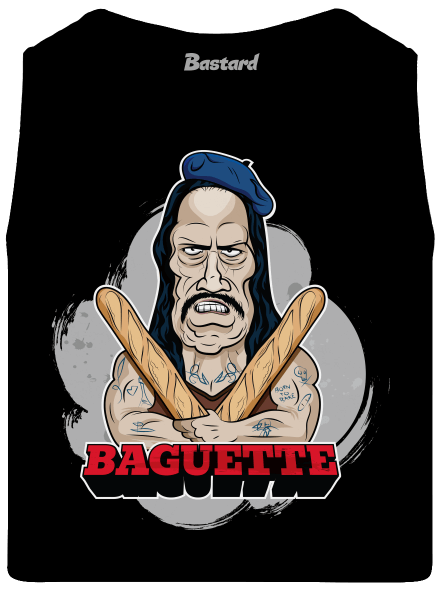 Baguette férfi trikó Black