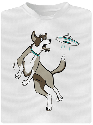 Repülő csészealj férfi sportpóló White