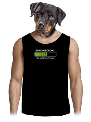 Gondolkodom férfi trikó Black