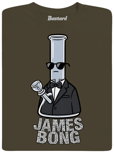 James Bong férfi hosszú ujjú póló Urban Khaki