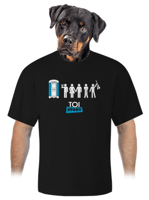 unisex túlméretezett póló