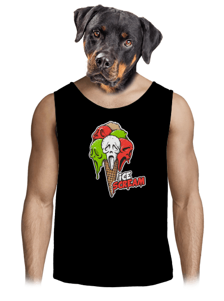 Ice Scream férfi trikó Black