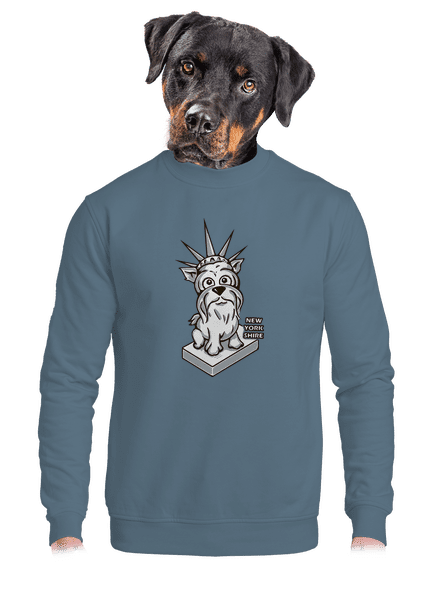 New Yorkshire unisex crewneck Nordic Blue