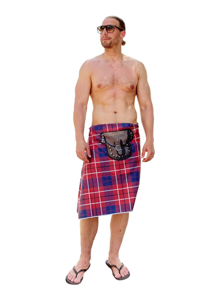 Skót szoknya mikroszálas törölköző