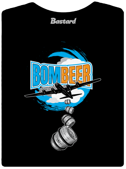 BomBeer női póló Black