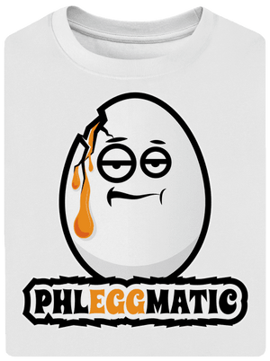 Phleggmatic unisex túlméretezett póló White