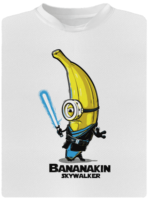 Bananakin Skywalker férfi sportpóló White
