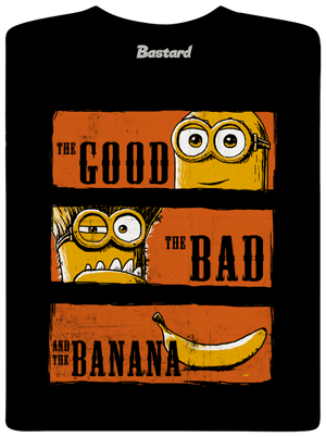 A Jó, a Rossz és a Banán férfi póló Black