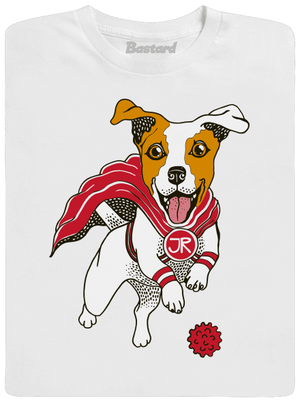 Jack Russell férfi póló White