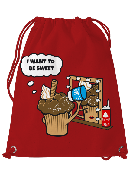 Sweet muffin hátizsák Red Mal