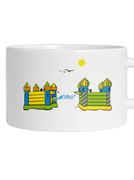Castle Conquest  macaron bögre White