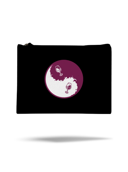 Yin Yang bor kis táska Black