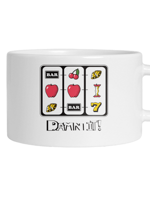 Gép macaron bögre White